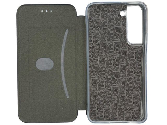 Чехол Yotrix FolioCase Plain для Samsung Galaxy S22 (бордовый, кожаный)