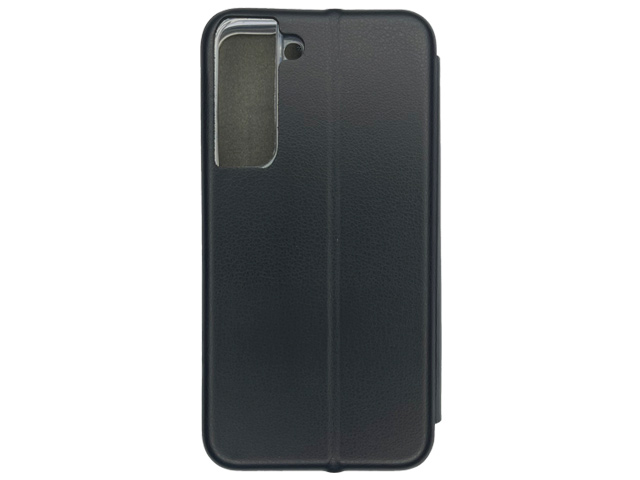 Чехол Yotrix FolioCase Plain для Samsung Galaxy S22 (черный, кожаный)