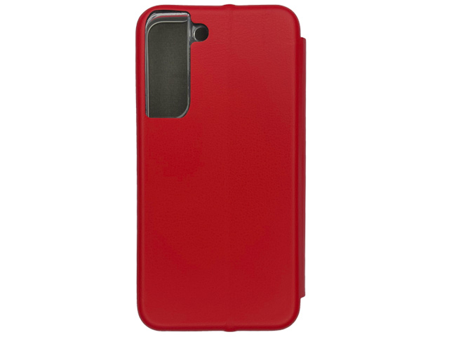 Чехол Yotrix FolioCase Plain для Samsung Galaxy S22 plus (красный, кожаный)