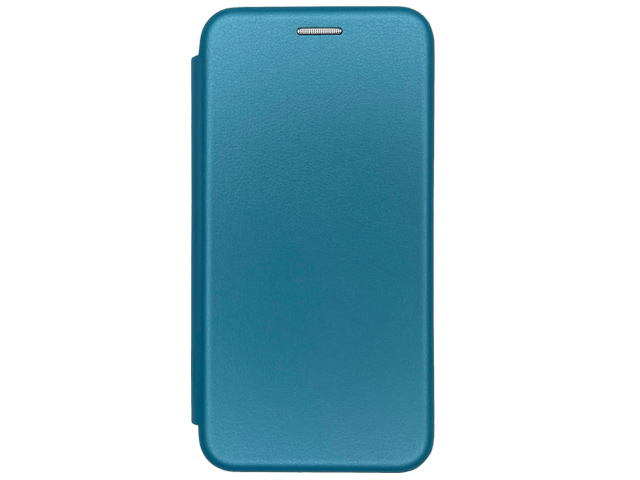 Чехол Yotrix FolioCase Plain для Samsung Galaxy S22 plus (голубой, кожаный)