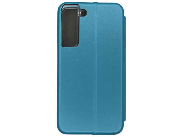 Чехол Yotrix FolioCase Plain для Samsung Galaxy S22 plus (голубой, кожаный)