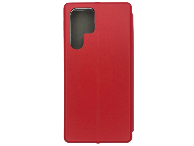 Чехол Yotrix FolioCase Plain для Samsung Galaxy S22 ultra (красный, кожаный)