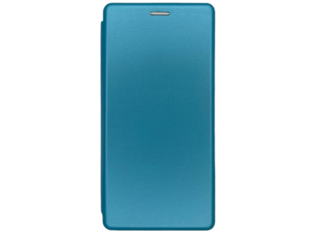 Чехол Yotrix FolioCase Plain для Samsung Galaxy S22 ultra (голубой, кожаный)