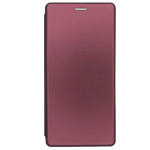 Чехол Yotrix FolioCase Plain для Samsung Galaxy S22 ultra (бордовый, кожаный)