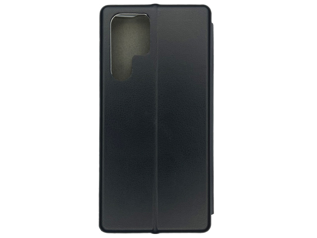 Чехол Yotrix FolioCase Plain для Samsung Galaxy S22 ultra (черный, кожаный)