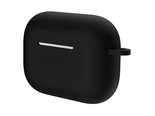 Чехол Coblue Silicone Buckle Case для Apple AirPods 3 (черный, силиконовый)