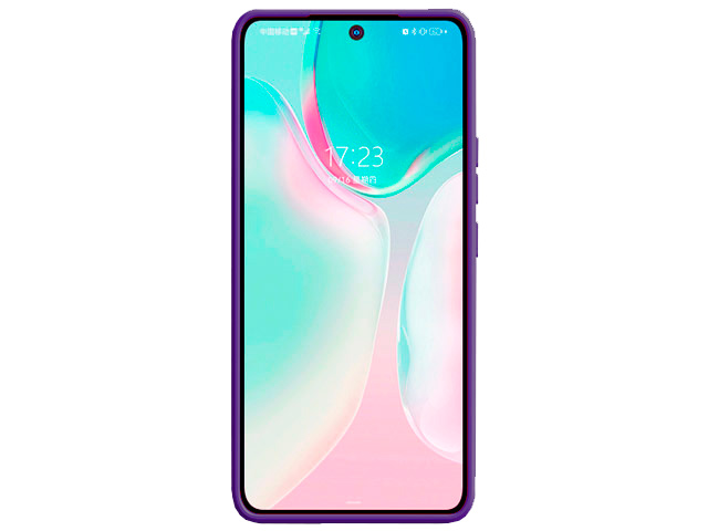 Чехол Yotrix LiquidSilicone Pro для Xiaomi Poco M4 pro 5G (фиолетовый, гелевый)