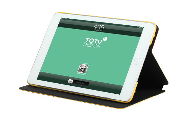 Чехол Totu Design Fluent movements 360 для Apple iPad Air (белый, кожанный)