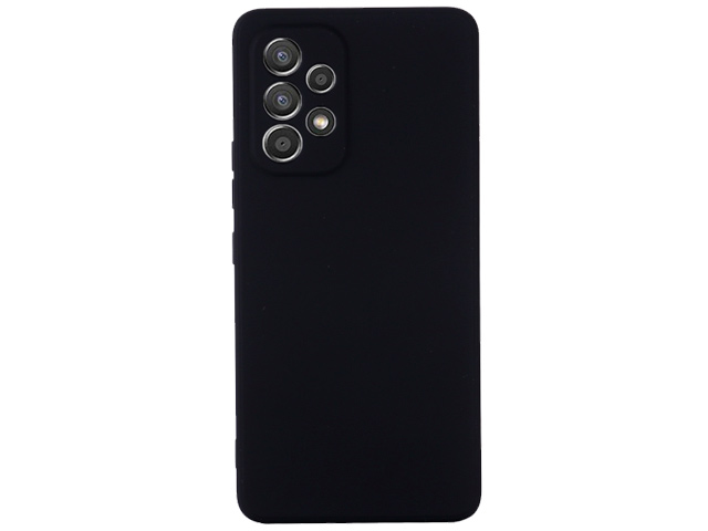 Чехол Yotrix LiquidSilicone Pro для Samsung Galaxy A23 (черный, гелевый)