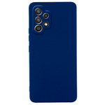 Чехол Yotrix LiquidSilicone Pro для Samsung Galaxy A13 (темно-синий, гелевый)