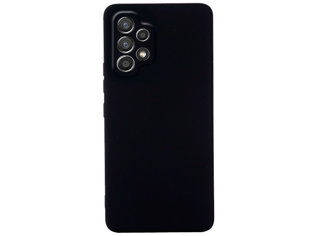 Чехол Yotrix LiquidSilicone Pro для Samsung Galaxy A13 (черный, гелевый)