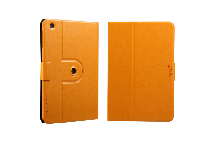 Чехол Totu Design Rotation Leather Case 360 для Apple iPad Air (желтый, кожанный)