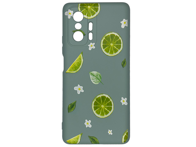 Чехол Yotrix ArtCase для Xiaomi 11T/11T pro (Lime Mint, гелевый)