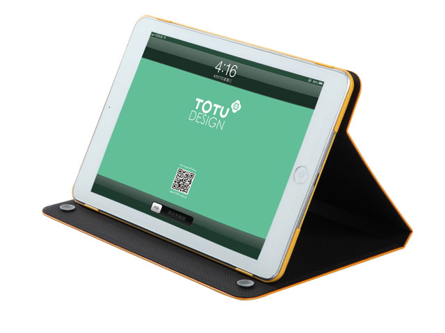 Чехол Totu Design Kiss me Leather Case 360 для Apple iPad Air (черный, кожанный)
