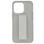 Чехол Yotrix LiquidSilicone Strap для Apple iPhone 13 pro max (белый, гелевый)