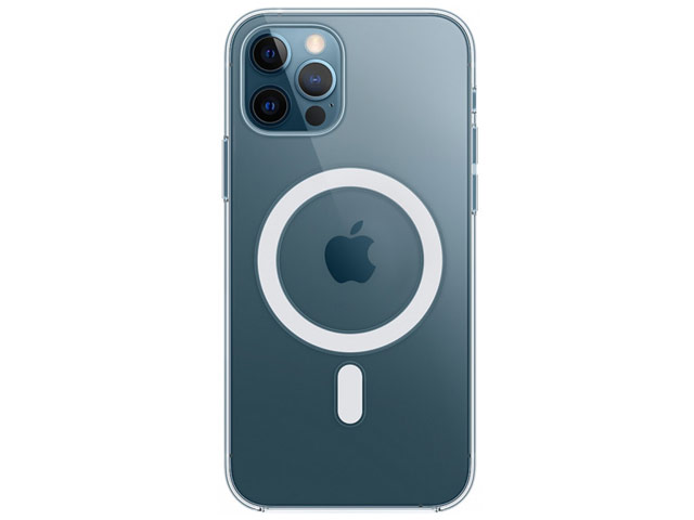 Чехол Yotrix Clear case для Apple iPhone 12/12 pro (прозрачный, гелевый, MagSafe)