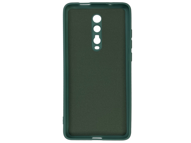 Чехол Yotrix LiquidSilicone Pro для Xiaomi Mi 9T (темно-зеленый, гелевый)