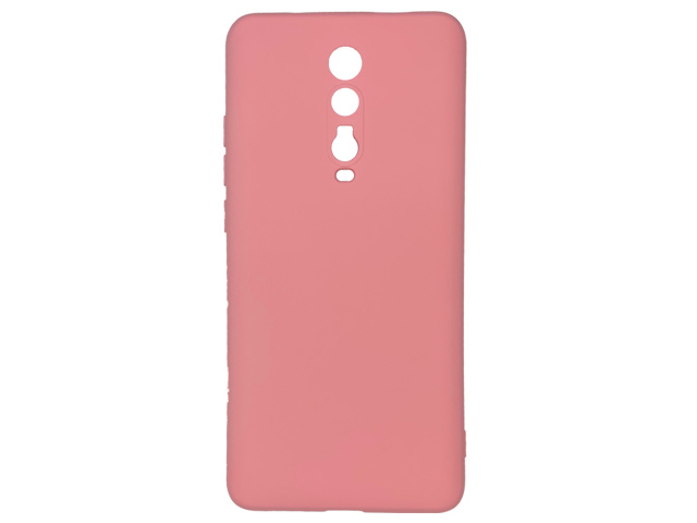 Чехол Yotrix LiquidSilicone Pro для Xiaomi Mi 9T (розовый, гелевый)