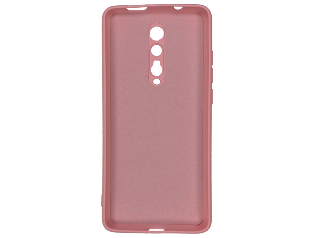 Чехол Yotrix LiquidSilicone Pro для Xiaomi Mi 9T (розовый, гелевый)