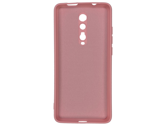 Чехол Yotrix LiquidSilicone Pro для Xiaomi Mi 9T (розовый, гелевый)