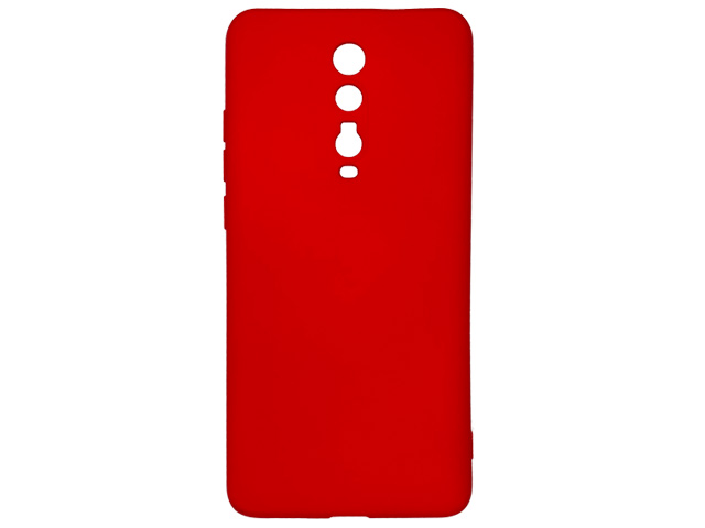Чехол Yotrix LiquidSilicone Pro для Xiaomi Mi 9T (красный, гелевый)