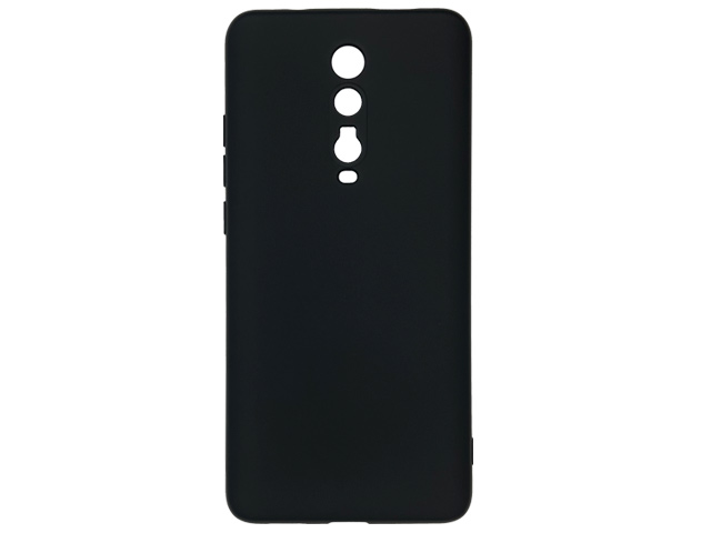 Чехол Yotrix LiquidSilicone Pro для Xiaomi Mi 9T (черный, гелевый)