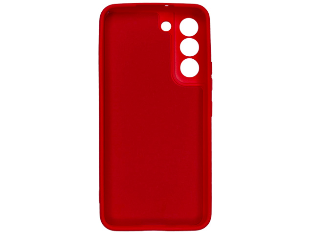 Чехол Yotrix LiquidSilicone Pro для Samsung Galaxy S22 plus (красный, гелевый)