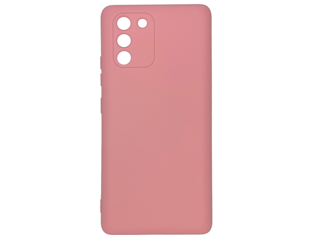 Чехол Yotrix LiquidSilicone Pro для Samsung Galaxy S10 lite 2020 (розовый, гелевый)