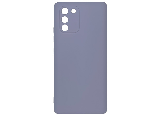 Чехол Yotrix LiquidSilicone Pro для Samsung Galaxy S10 lite 2020 (сиреневый, гелевый)