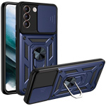 Чехол Yotrix Defense Pro для Samsung Galaxy S22 (темно-синий, гелевый/пластиковый)