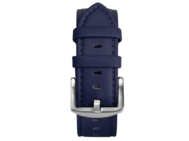 Ремешок для часов Coblue Leather Band для Apple Watch 42/44/45 мм (темно-синий, кожаный)