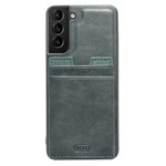 Чехол HDD Luxury Card Slot Case для Samsung Galaxy S22 plus (темно-зеленый, кожаный)