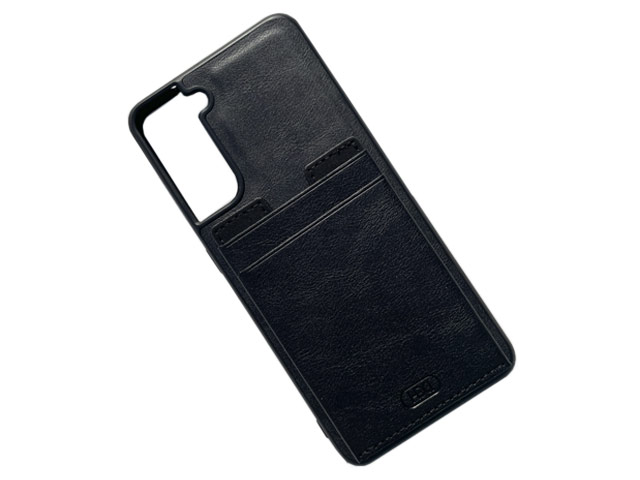 Чехол HDD Luxury Card Slot Case для Samsung Galaxy S22 plus (черный, кожаный)