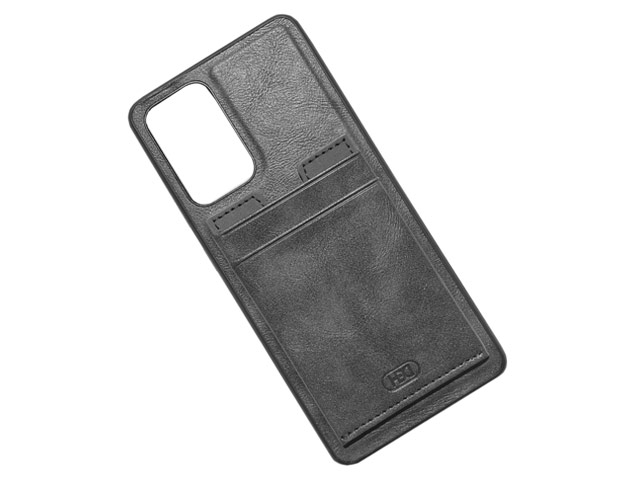 Чехол HDD Luxury Card Slot Case для Samsung Galaxy A73 (черный, кожаный)