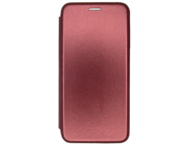 Чехол Yotrix FolioCase Plain для Samsung Galaxy A23 (бордовый, эко-кожа)