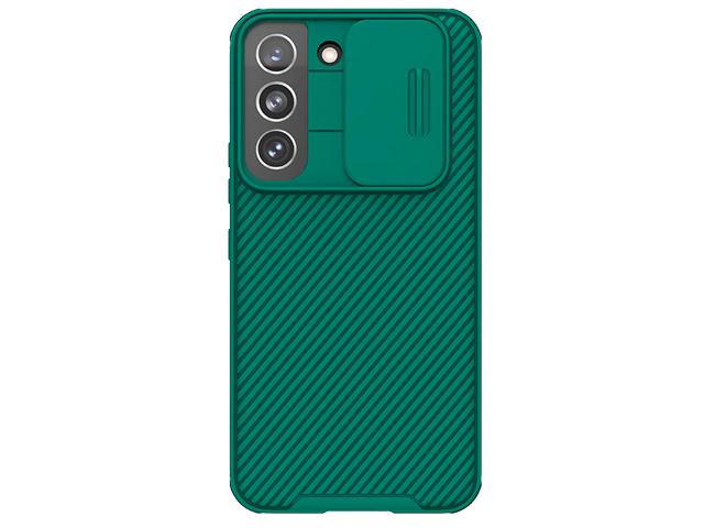 Чехол Nillkin CamShield Pro для Samsung Galaxy S22 (темно-зеленый, композитный)