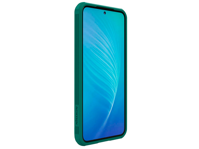 Чехол Nillkin CamShield Pro для Samsung Galaxy S22 (темно-зеленый, композитный)