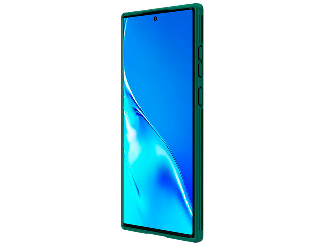 Чехол Nillkin CamShield Pro для Samsung Galaxy S22 ultra (темно-зеленый, композитный)