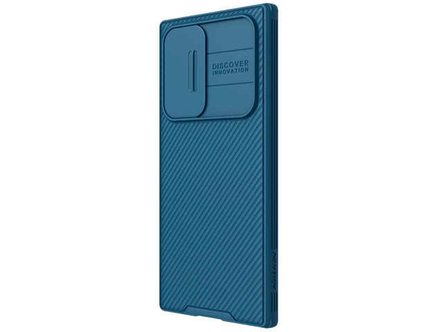 Чехол Nillkin CamShield Pro для Samsung Galaxy S22 ultra (темно-синий, композитный)