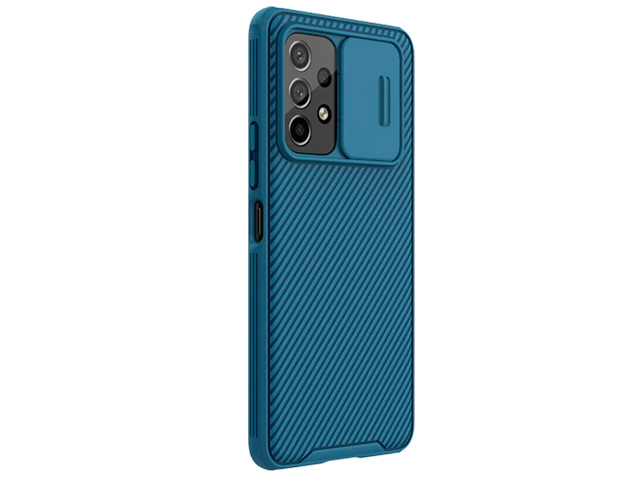 Чехол Nillkin CamShield Pro для Samsung Galaxy A53 (темно-синий, композитный)