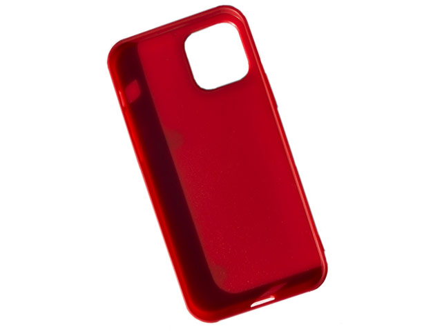 Чехол HDD Luxury Card Slot Case для Apple iPhone 13 pro max (красный, кожаный)