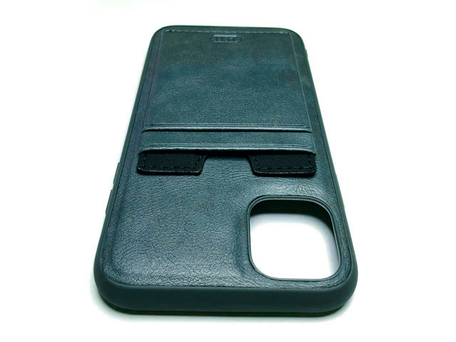 Чехол HDD Luxury Card Slot Case для Apple iPhone 11 (темно-синий, кожаный)