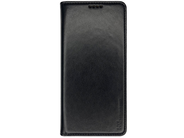 Чехол HDD Wallet Phone case для Samsung Galaxy S22 plus (черный, кожаный)