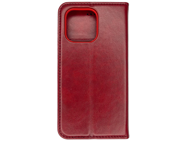 Чехол HDD Wallet Phone case для Apple iPhone 13 pro max (красный, кожаный)