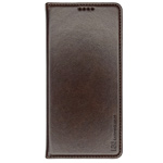 Чехол HDD Wallet Phone case для Apple iPhone 13 (темно-коричневый, кожаный)