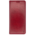 Чехол HDD Wallet Phone case для Samsung Galaxy S22 (красный, кожаный)