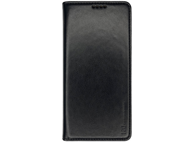 Чехол HDD Wallet Phone case для Samsung Galaxy S22 (черный, кожаный)