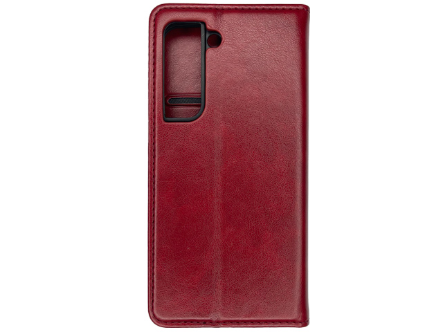 Чехол HDD Wallet Phone case для Samsung Galaxy S21 FE (красный, кожаный)