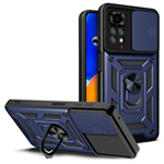 Чехол Yotrix Defense Pro для Xiaomi Redmi Note 11 pro (темно-синий, гелевый/пластиковый)