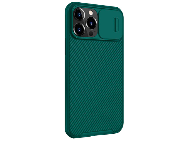 Чехол Nillkin CamShield Pro для Apple iPhone 12/12 pro (зеленый, композитный)
